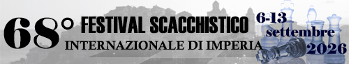 Banner 68° Festival Scacchistico Imperiese Banner 68° Festival Scacchistico Imperiese